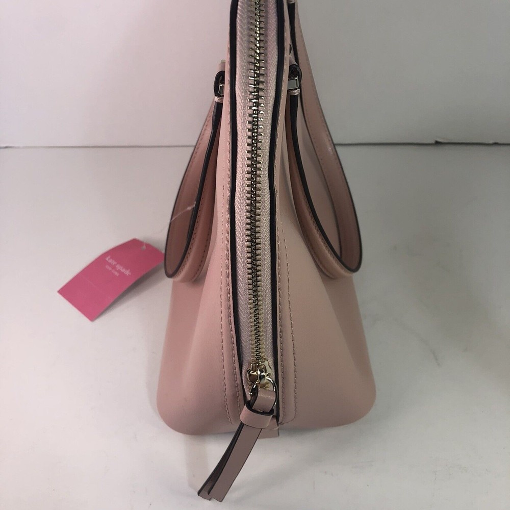 KATE SPADE PATTERSON DRIVE SMALL DOME SATCHEL CROSSBODY BAG PINK ROSYCHEEKS $359 - Picture 4 of 13